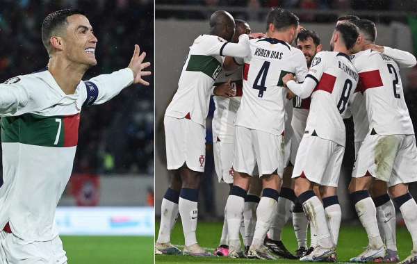 Portugalsko porazilo Lucembursko 6:0, Ronaldo skóroval dvakrát!